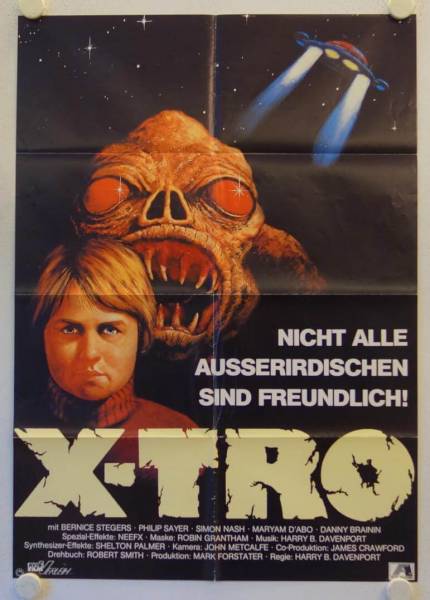 X-tro original release german movie poster